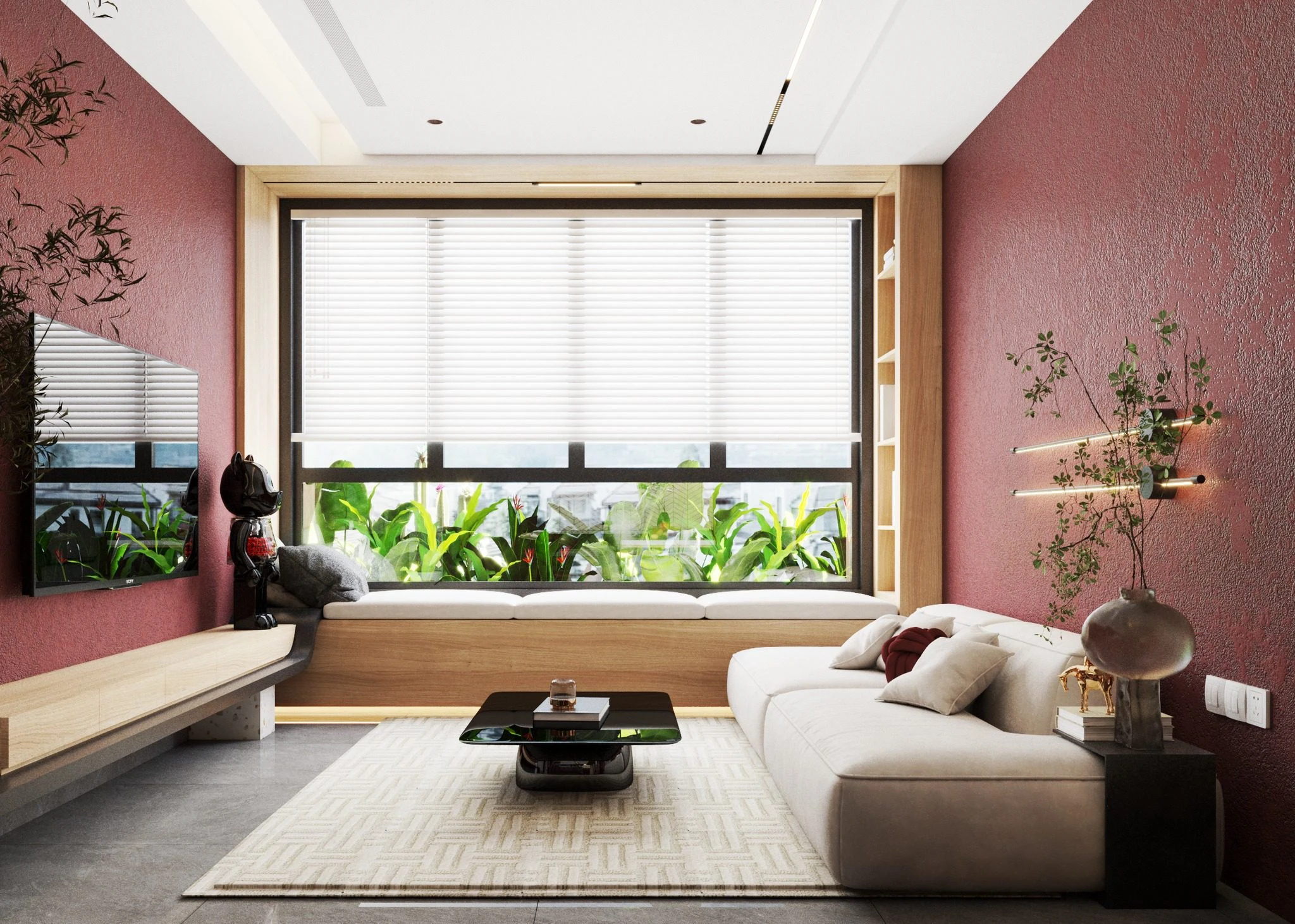 Vray Living Room - Dining Room Download SketchUp Models Modern Free ID 218000206 (Ty Nguyen)