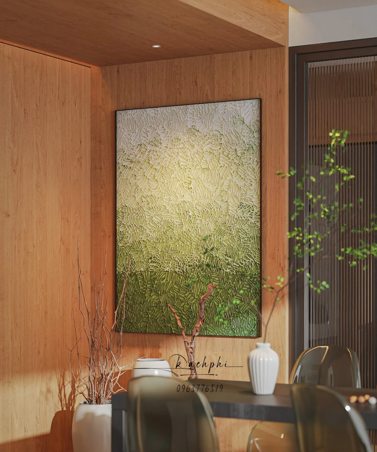 Vray Living Room - Dining Room Free SketchUp Models Download Modern ID 218000188 (Phi Bach)