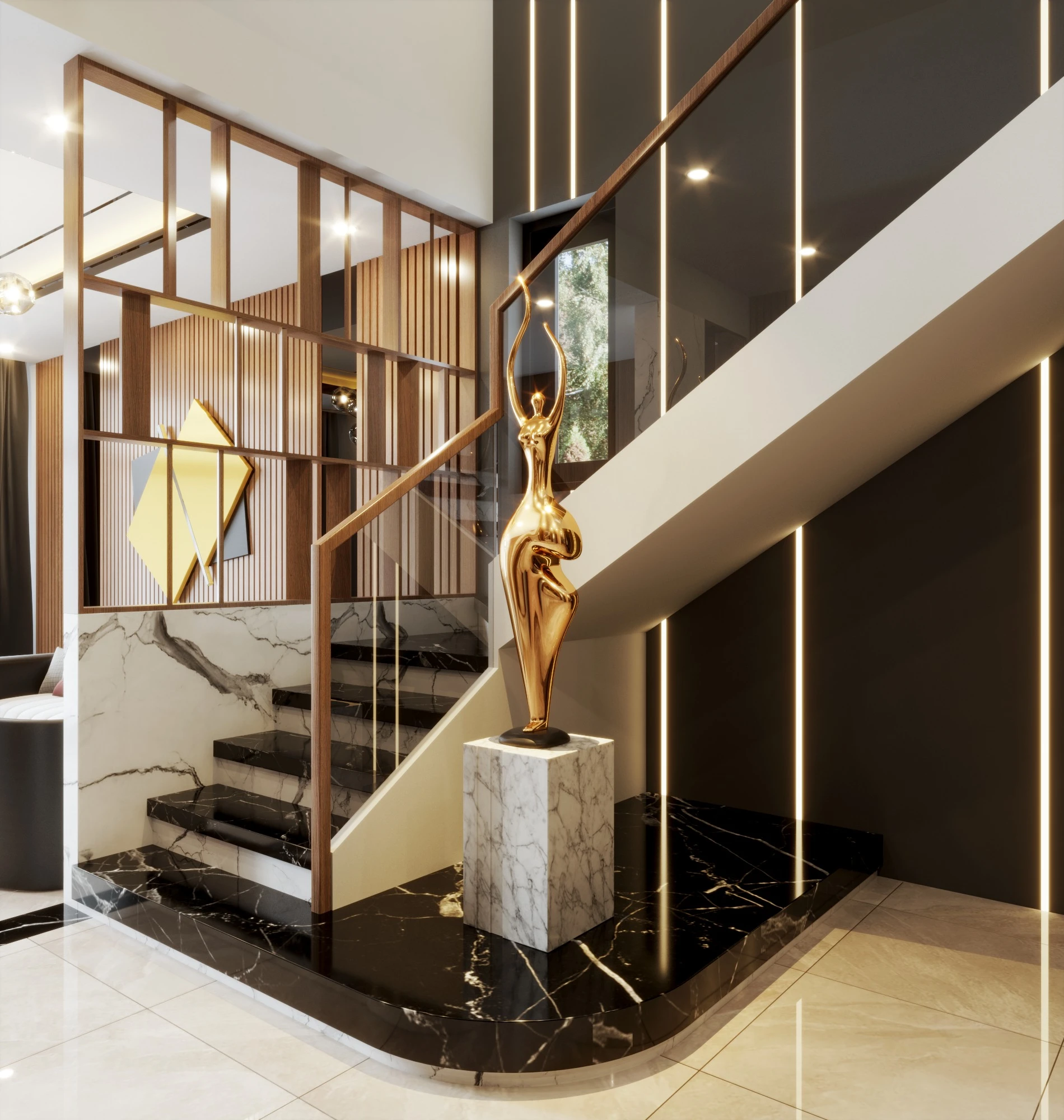 SketchUp Free Vray Living Room - Dining Room Free SketchUp Models Modern Download ID 218000122 (Huy Dang)