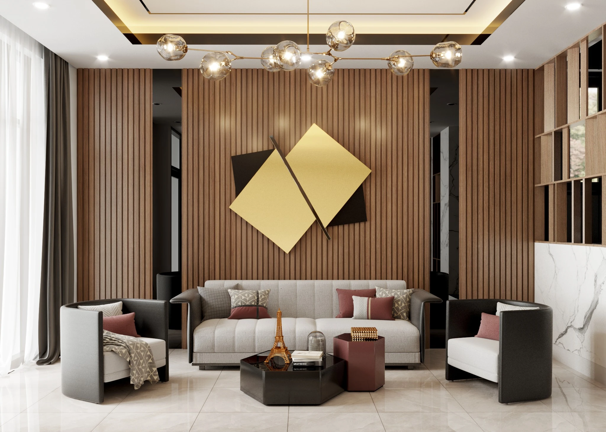 SketchUp Free Vray Living Room - Dining Room Free SketchUp Models Modern Download ID 218000122 (Huy Dang)