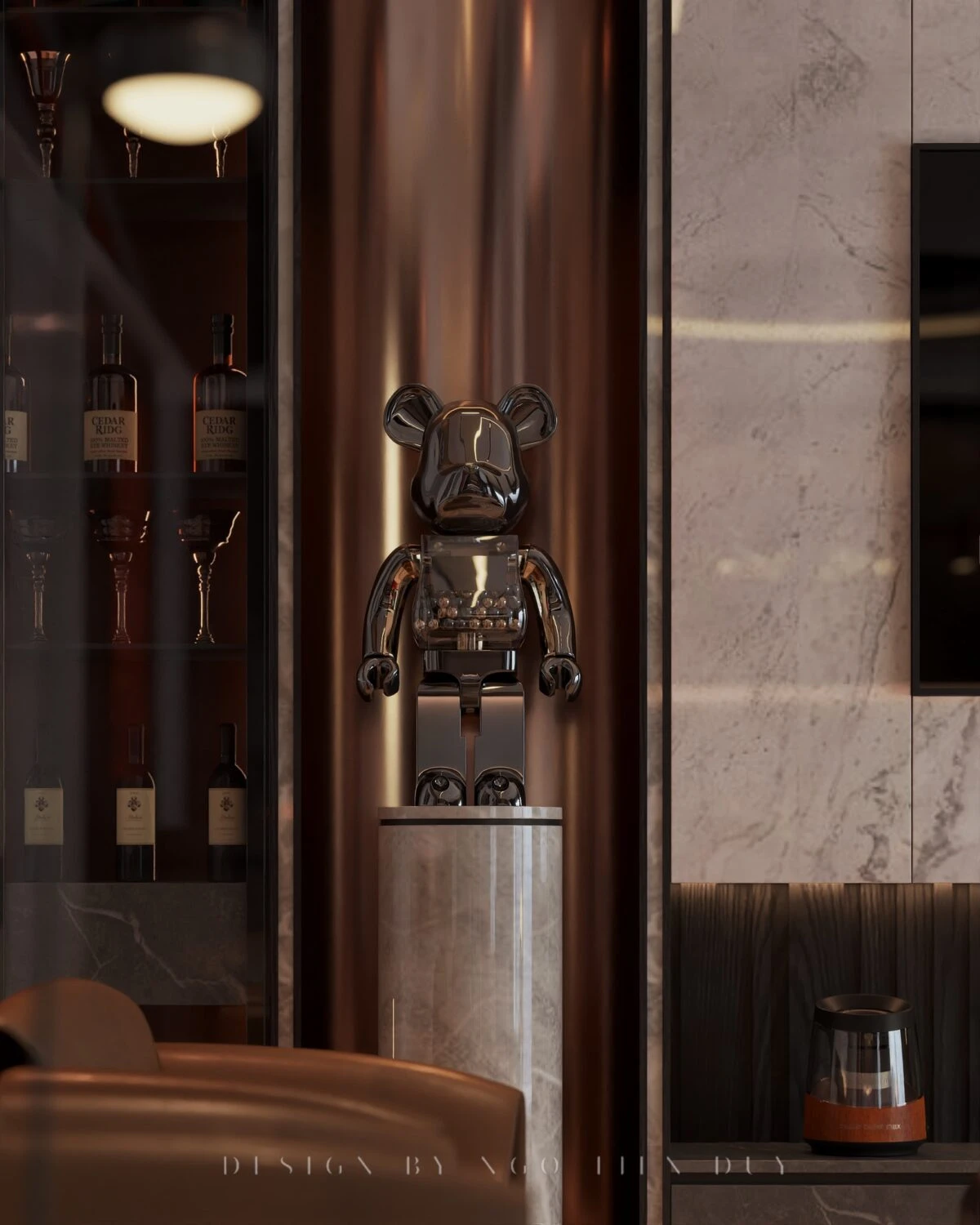 Vray Living Room - Dining Room SketchUp 3D Model Free Download Modern ID 218000200 (Ngo Tien Duy)