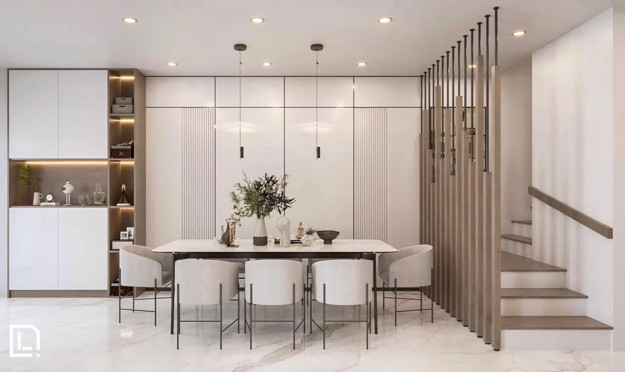 SketchUp Free Vray Living Room - Dining Room SketchUp Free Model Modern Download ID 218000164 (Dieu Linh)