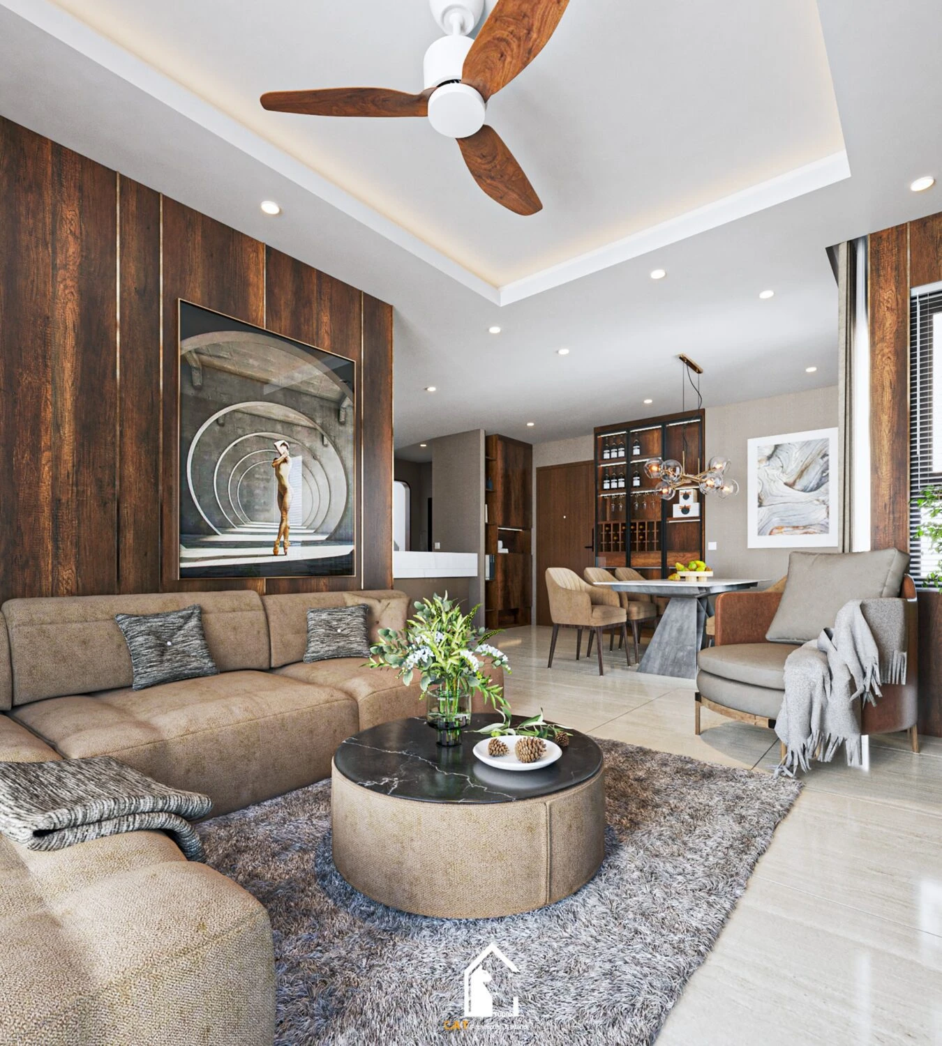 SketchUp Free Vray Living Room Free Sketchup Models Modern Download ID 100000315 (Kts Nghiathan)