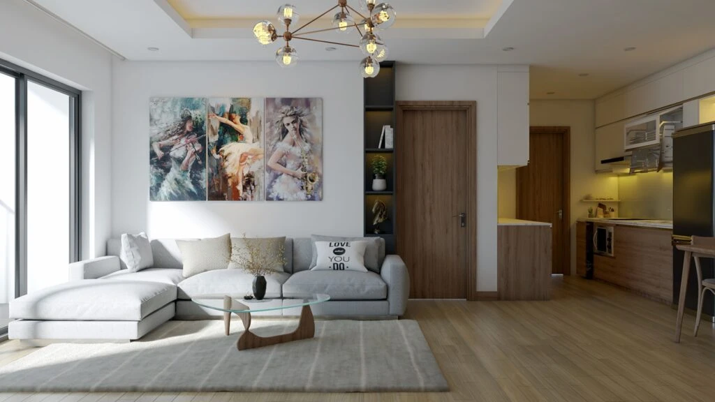 Vray Living Room SketchUp Free Model Modern Download ID 100000333 (Phan Tuan)