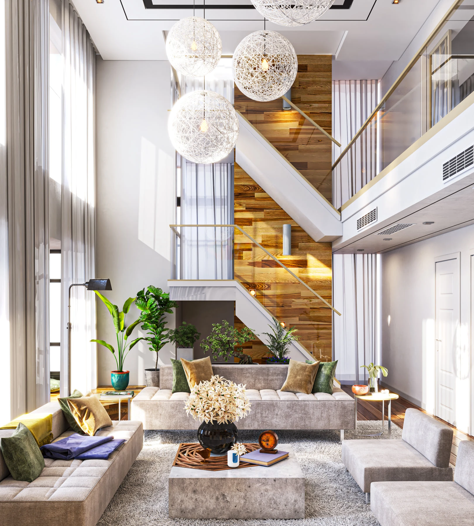 SketchUp Free Vray Living Room Sketchup 3D Models Free Download Modern ID 100000273 (Phan Thuc)