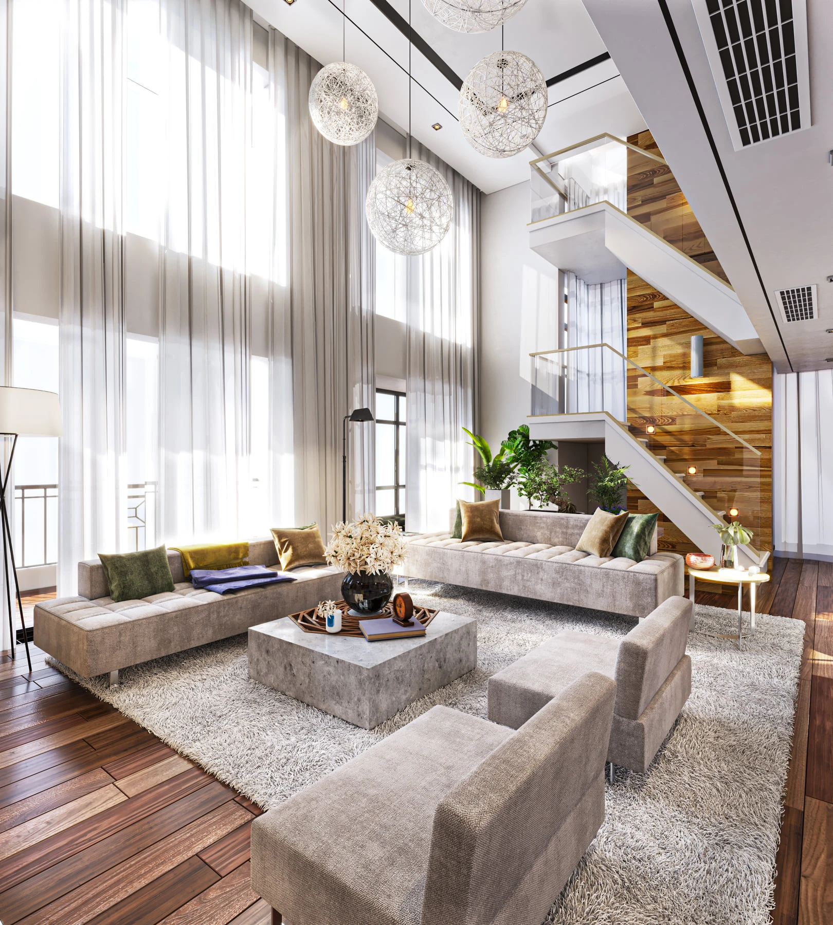 SketchUp Free Vray Living Room Sketchup 3D Models Free Download Modern ID 100000273 (Phan Thuc)