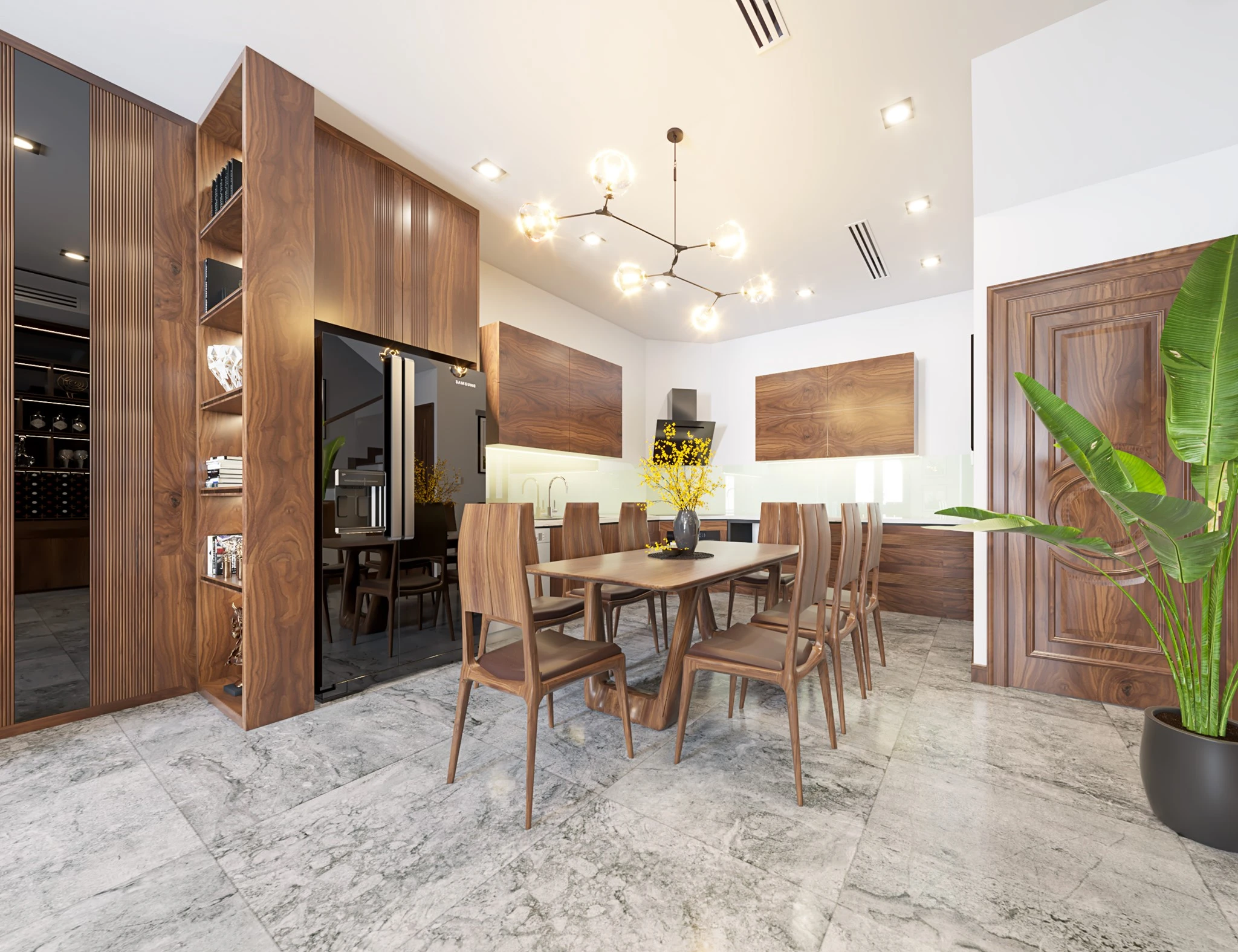 SketchUp Free Vray Living Room Sketchup Scene Download Modern Free ID 100000219 (Dong Kien)