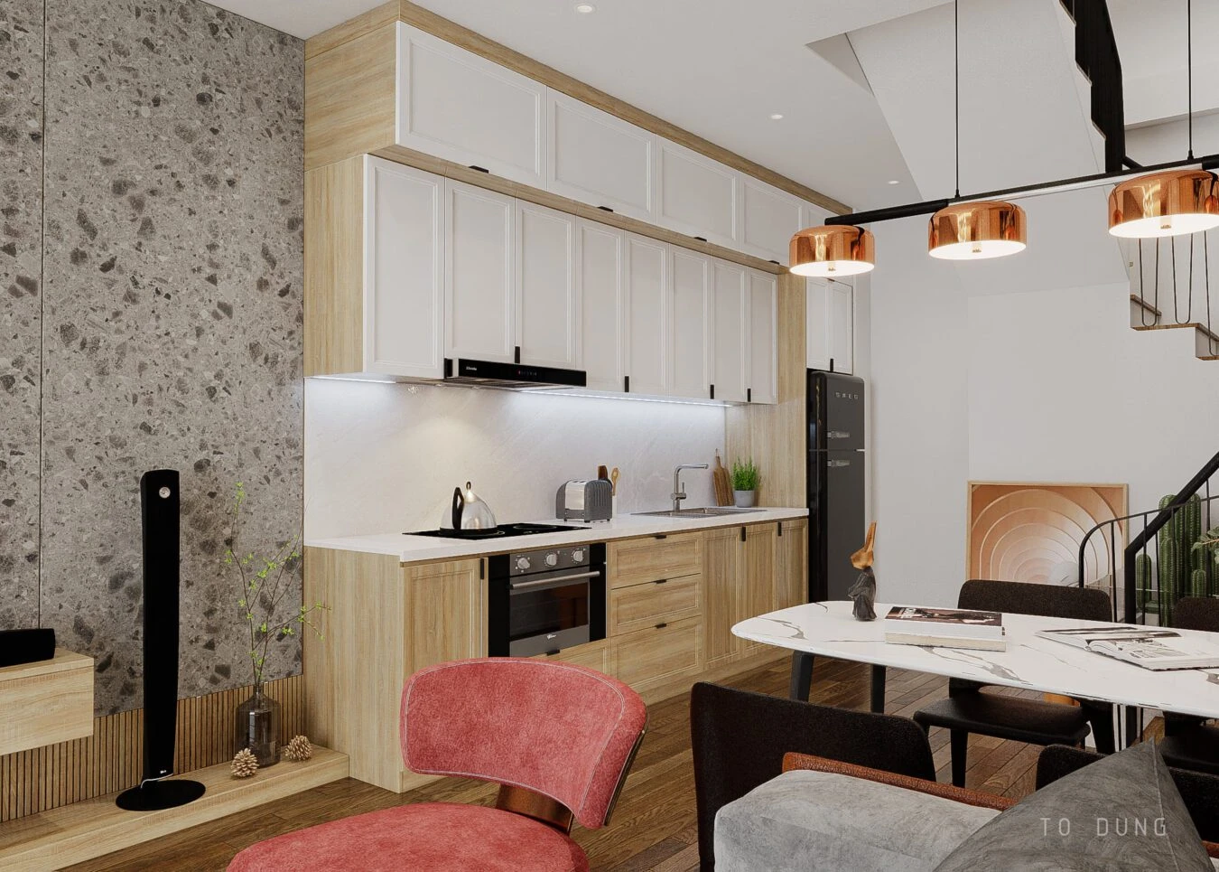 SketchUp Free Vray Living Room Sketchup Scene Download Modern Free ID 100000309 (To Dung)